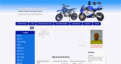 Desktop Screenshot of minibike-minicross.cz