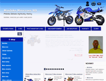 Tablet Screenshot of minibike-minicross.cz